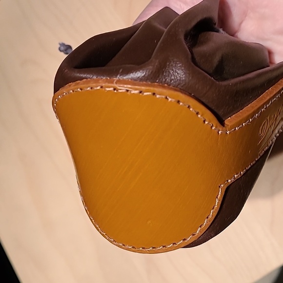 NWOT Diagonal leather pouch - Picture 4 of 4